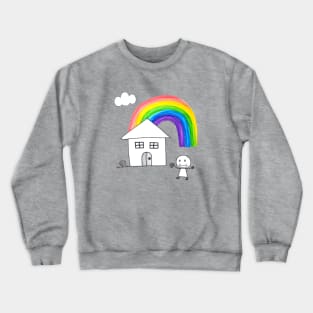 Kids Drawing Crewneck Sweatshirt